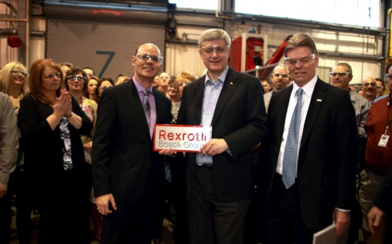 Canadian Pm Visits Bosch Rexroth Canada Canadian Packaging