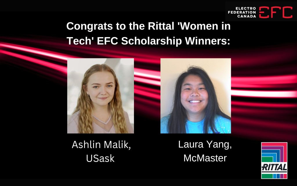 Rittal Presents The 2022 ‘Women In Tech’ EFC Scholarships To Ashlin ...