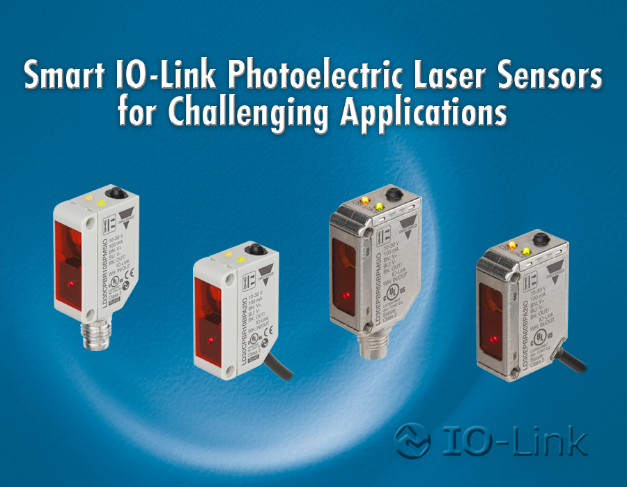 Smart IO-Link Photoelectric Laser Sensors For Challenging Applications ...